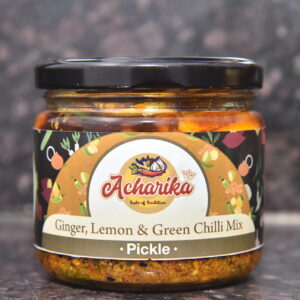 Ginger, Lemon and Green Chilli Mix Pickle